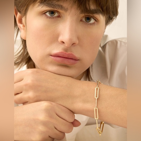 Jenny Bird Andi Slim Bracelet Gold Tone 119$ - Picture 2 of 5
